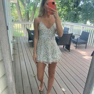 Animal print romper